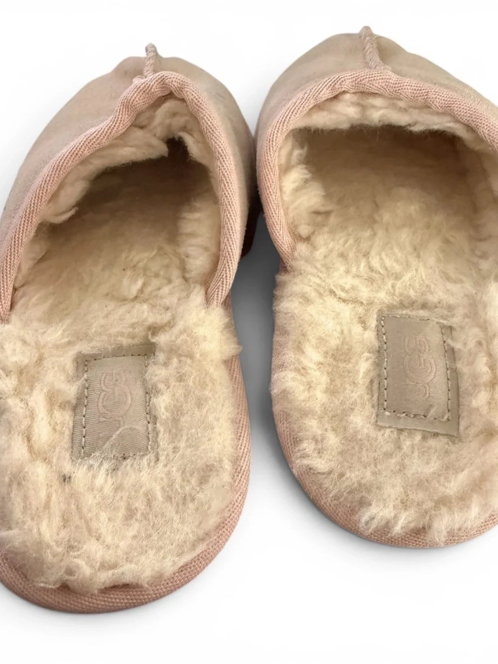 UGG Kids Cozy Slippers | Light Pink Suede | UGGplush Wool | Washed | Cozy & Cute